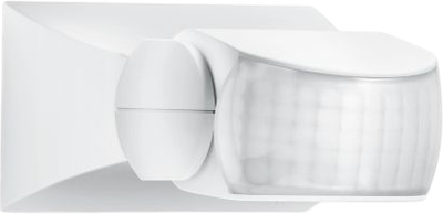 Czujnik ruchu i zmierzchu STEINEL IS-1 500 W IP54 Biały (4007841600310)