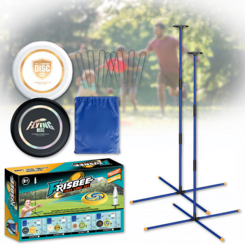 Набор для игры в фрисби с комплектом стоек Frisbee Toss Game Set