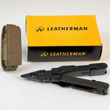 Мультиінструмент Leatherman Super Tool 300 EOD Black, чохол MOLLE (коричневий)
