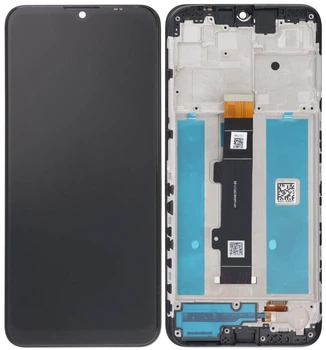 Дисплей модуль тачскрін Motorola XT2129 Moto G30 чорний Original PRC у рамці