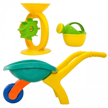Zestaw do piasku Woopie Taczka Ogrodowa 10 elementów 54177 (5906280654177)