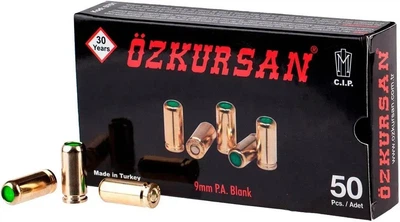 Холості набої Ozkursan 9 mm (пістолетні) 50 шт