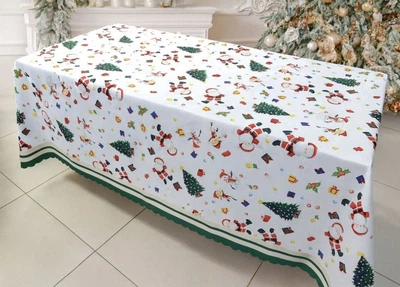 Скатертина новорічна 160х220 Merry Christmas 18