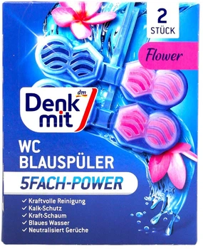 Туалетний блок для унітазу DenkMit Flower 2 шт (4066447791396)