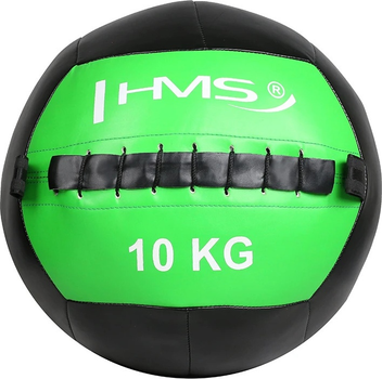 Фітнес м'яч HMS WLB Wall Ball 10 кг Зелений (5907695518306)