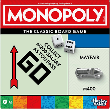 Gra planszowa Hasbro Monopoly klasyczna (wersja angielska) (5010996302274)