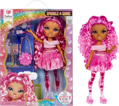 Лялька Rainbow High Sparkle & Shine Leilani Pink Hair and Magic Bubbles - Рейнбоу Хай – Блиск і сяйво Лейлані з рожевим волоссям і чарівними бульбашками (429258)