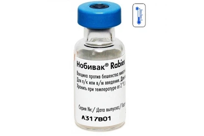Nobivac Rabies інактивована вакцина проти сказу для тварин, 1 доза