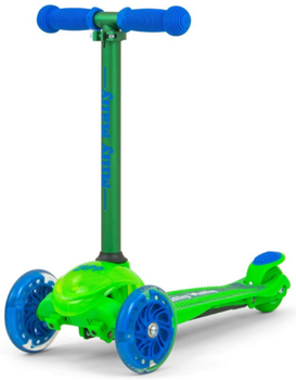 Самокат дитячий Milly Mally 2214 Zapp Scooter Зелений (5901761124149)