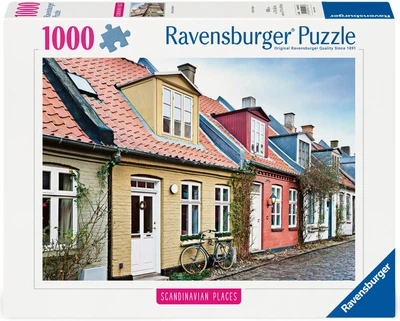 Puzzle Ravensburger Houses in Aarhus, Denmark 1000 elementów 12000113 (4005555001133)