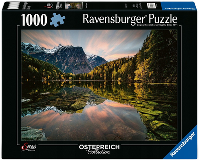 Puzzle Ravensburger Austria Jezioro Piburger 1000 elementów 12000610 (4005555006107)
