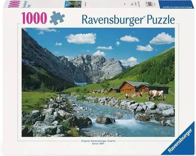 Puzzle Ravensburger Karwendelgebirge, Austria 1000 elementów 12000649 (4005555006497)