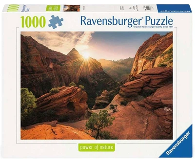 Puzzle Ravensburger Power of Nature Zion Canyon USA 1000 elementów 12000118 (4005555001188)
