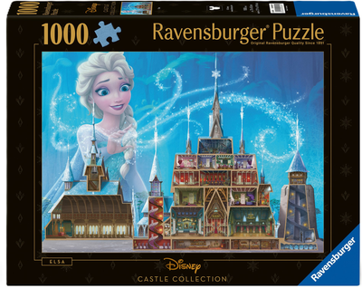 Пазл Ravensburger Disney Castles Ельза 1000 елементів 12000261 (4005555002611)