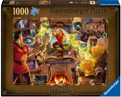 Пазл Ravensburger Disney Villainous Гастон 1000 елементів 12000396 (4005555003960)