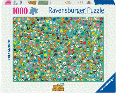 Пазл Ravensburger Challenge Animal Crossing 1000 елементів 12000629 (4005555006299)