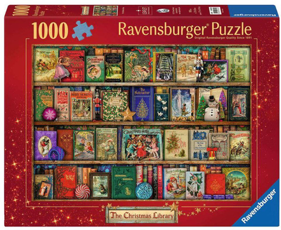 Puzzle Ravensburger Świąteczna biblioteczka 1000 elementów 12000324 (4005555003243)