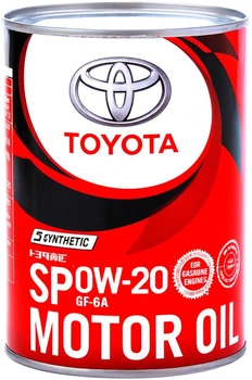 Моторное масло Toyota Motor Oil SP 0W-20 1л