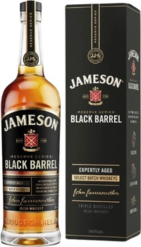 Віскі Jameson Black Barrel 0.7 л 40% у подарунковій упаковці (5011007024000G)