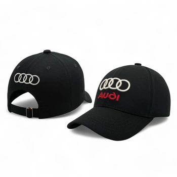 Кепка Audi / Ауди автомобильная Черная M (56-58 см) (AV-862289M)