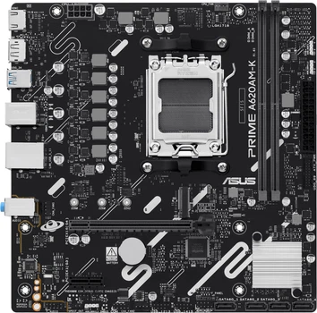 Материнська плата Asus PRIME A620AM-K (sAM5, AMD A620A, PCI-Ex16)