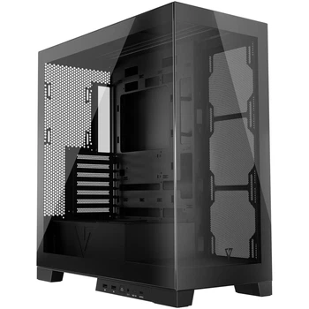 Корпус для компьютера Modecom VOLCANO SPACE APEX w/o fans MIDI USB 3.0x2+TYPE-C без БП ATX Black (AT-SPACE-PG-NF-10-000000)