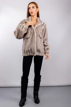 Шуба жіноча Where Uwear Y25-5 сіра 346554_M