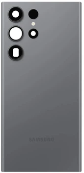 Задняя крышка Samsung S918 Galaxy S23 Ultra серая Graphite Original PRC + стекло камеры