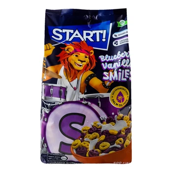 Сухой завтрак Start Blueberry vanilla smiles Cмайлики 500 г