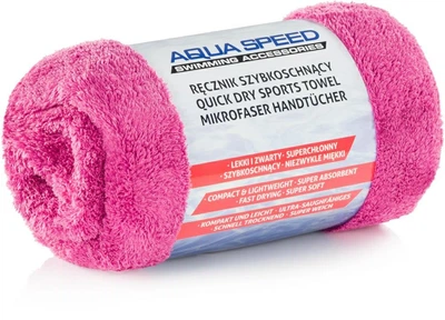 Рушник Aqua Speed DRY CORAL 350g. 70 x 140 см. - РОЖЕВИЙ
