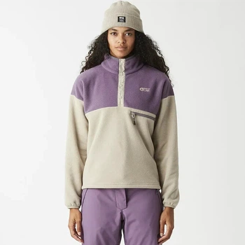 Реглан флісовий Picture Organic Arcca 1/4 Women M Білий-Фіолетовий