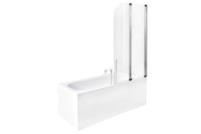 Шторка для ванн AMBITION-2 280.5x140 BESCO двухстворчатая