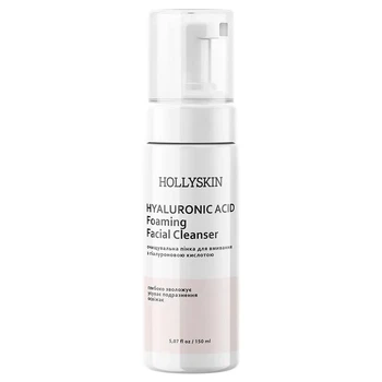 Очистительная пенка для умывания HOLLYSKIN Hyaluronic Acid Foaming Facial Cleanser 150мл