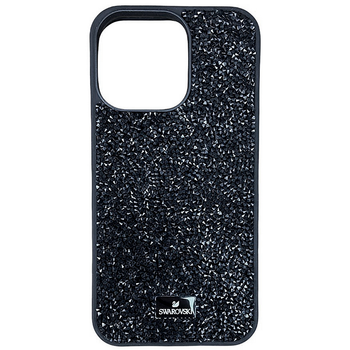 Чохол Swarovski для iPhone 13 чорний протиударний аксесуар для захисту та прикраси телефону