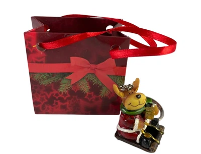 Брелок "Christmas Figurine" олень 4х2см 5136928