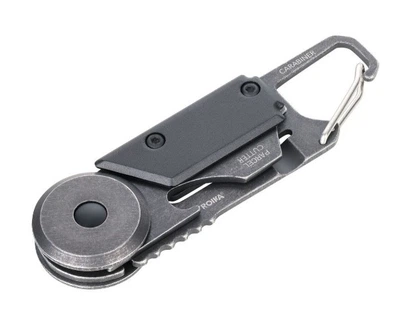 Мини-инструмент Troika Egon Pocket, с 5 функциями, карабин, черный 4956142