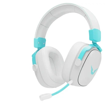 Бездротові навушники Valkyrie VK S1 White-Blue BT/2.4G/Провод