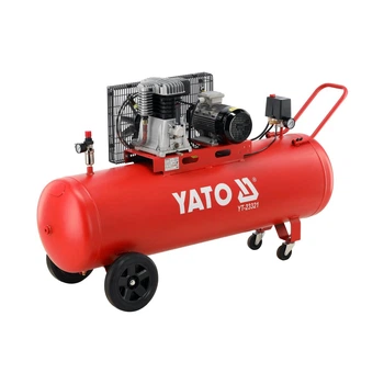 Компрессор сетевой Yato 380 В (2.2 кВт) давление ≤ 10 Bar (360 л/мин) ресивер 200 л (YT-23321)