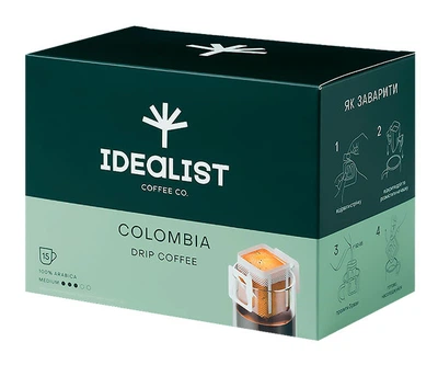 Дрип-кофе IDEALIST COFFEE & CO. Колумбия 15 шт