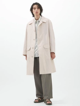 Плащ мужской Uniqlo 560486648 L Белый (1159783045)