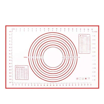 Силіконовий килимок з розміткою для тіста, термостійкий (40×60 см)