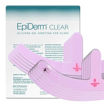 Силиконовый послеоперационный пластырь для груди Biodermis Epi-Derm Mastopexy прозрачный 1 пара Made in USA