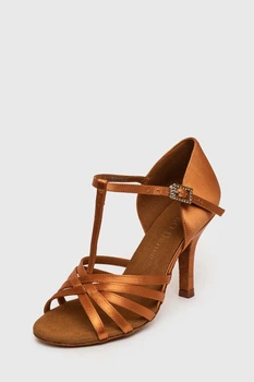Туфли бальные для латины PRO Dance Terry 39 24 см Dark Tan