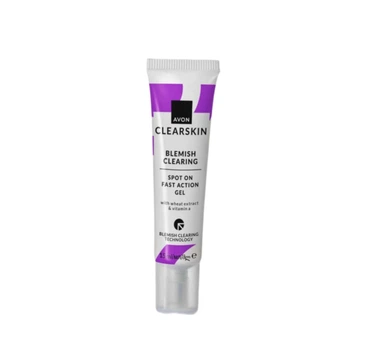 Точечный гель для лица быстрого действия Avon CLEARSKIN Blemish Clearing Spot on Fast Action Gel с экстрактом пшеницы и витамином А Для проблемной кожи 15 мл