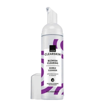 Очищающая кислородная пенка для лица Avon CLEARSKIN Blemish Clearing Bubble Cleanser с экстрактом пшеницы и витамином Е Для проблемной кожи 150 мл