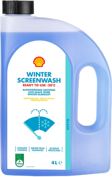 Зимовий склоомивач Shell Winter Screenwash ready to use -21°C 4 л (ТОВ-У510623)