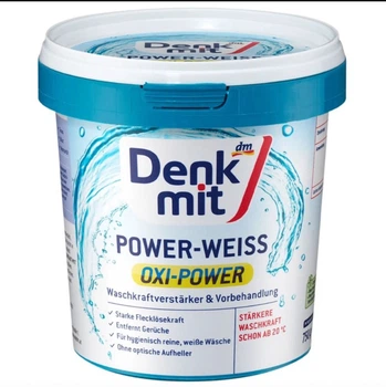 Плямовивідник DenkMit Oxi Power для білих речей 750 г