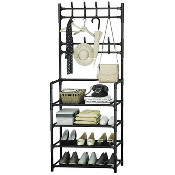 Вешалка для одежды New simple floor clothes rack 60х29.5х151см Черная