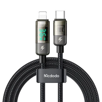 Кабель McDodo PD 36 W USB-C→Lightning 1,2 м Чёрный CA-3600