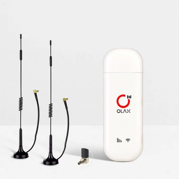 Універсальний 4G LTE Wi-Fi USB модем/роутер OLAX F90 Fly з 2 автомобільними антенами MIMO (по 7 dBi)